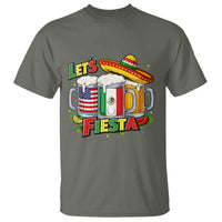 Funny Beer Drinking Cinco De Mayo Party Gift T Shirt Lets Fiesta