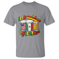 Funny Beer Drinking Cinco De Mayo Party Gift T Shirt Lets Fiesta