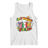 Funny Beer Drinking Cinco De Mayo Party Gift Tank Top Lets Fiesta