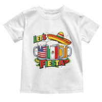 Funny Beer Drinking Cinco De Mayo Party Gift Toddler T Shirt Lets Fiesta