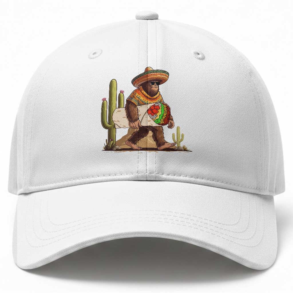 Funny Cinco De Mayo Bigfoot Burrito Lover Gift Baseball Cap