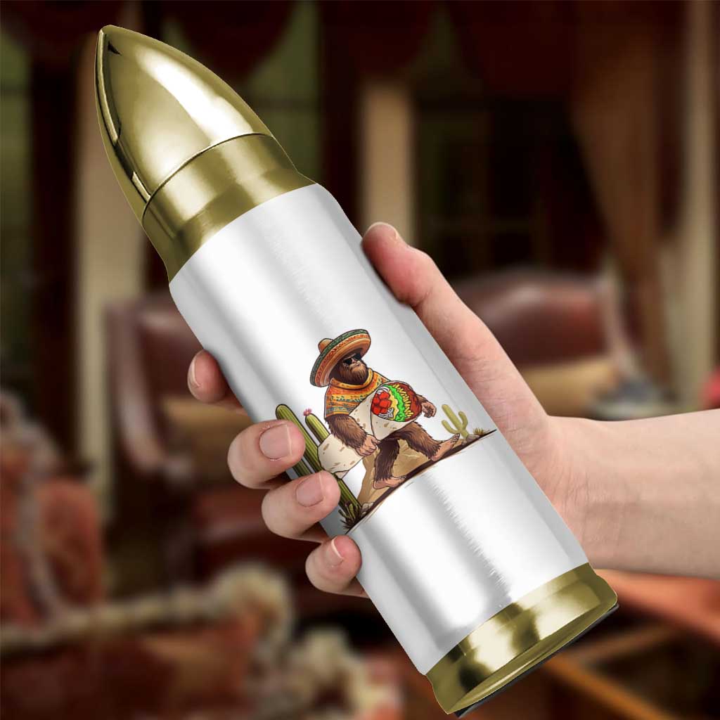 Funny Cinco De Mayo Bigfoot Burrito Lover Gift Bullet Tumbler