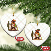 Funny Cinco De Mayo Bigfoot Burrito Lover Gift Ceramic Ornament