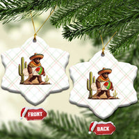 Funny Cinco De Mayo Bigfoot Burrito Lover Gift Ceramic Ornament