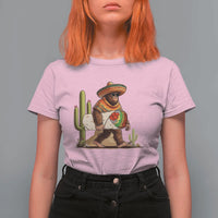 Funny Cinco De Mayo Bigfoot Burrito Lover Gift T Shirt For Women