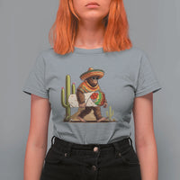 Funny Cinco De Mayo Bigfoot Burrito Lover Gift T Shirt For Women