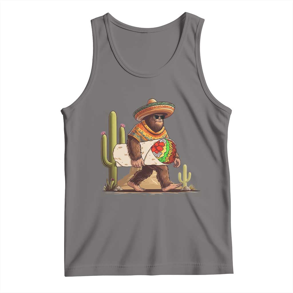Funny Cinco De Mayo Bigfoot Burrito Lover Gift Tank Top
