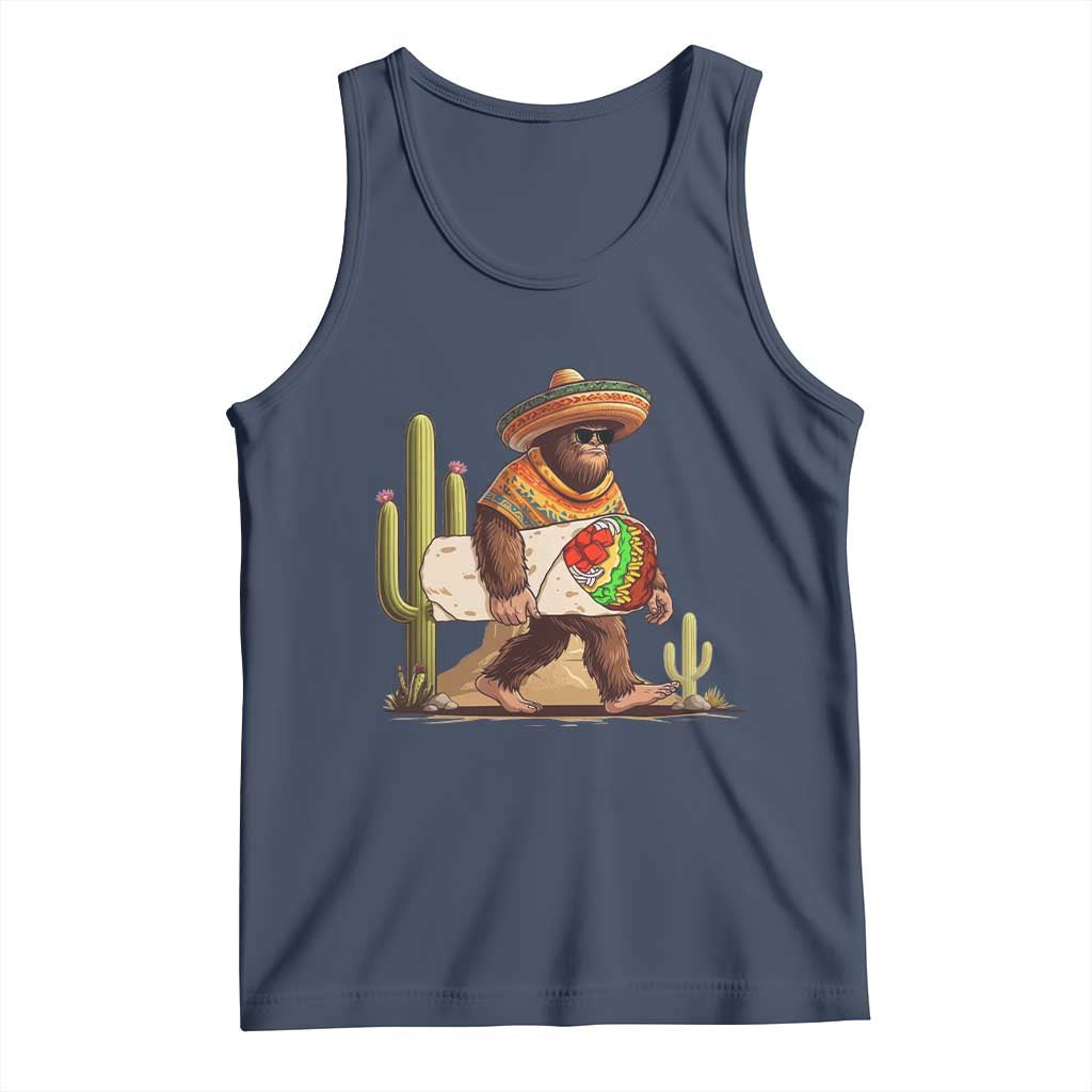 Funny Cinco De Mayo Bigfoot Burrito Lover Gift Tank Top