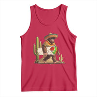 Funny Cinco De Mayo Bigfoot Burrito Lover Gift Tank Top