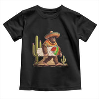 Funny Cinco De Mayo Bigfoot Burrito Lover Gift Toddler T Shirt