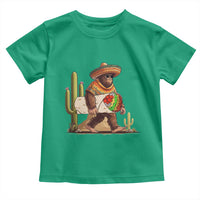 Funny Cinco De Mayo Bigfoot Burrito Lover Gift Toddler T Shirt