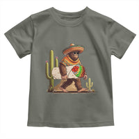 Funny Cinco De Mayo Bigfoot Burrito Lover Gift Toddler T Shirt