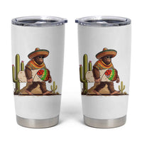 Funny Cinco De Mayo Bigfoot Burrito Lover Gift Tumbler Cup