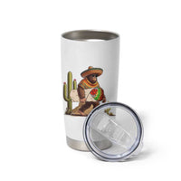 Funny Cinco De Mayo Bigfoot Burrito Lover Gift Tumbler Cup