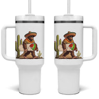 Funny Cinco De Mayo Bigfoot Burrito Lover Gift Tumbler With Handle