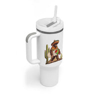 Funny Cinco De Mayo Bigfoot Burrito Lover Gift Tumbler With Handle