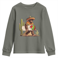 Funny Cinco De Mayo Bigfoot Burrito Lover Gift Youth Sweatshirt