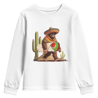 Funny Cinco De Mayo Bigfoot Burrito Lover Gift Youth Sweatshirt