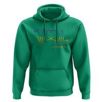 Nurse Heartbeat Rainbow Heart LGBTQ Pride Hoodie Medical Professional Support