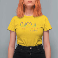 Nurse Heartbeat Rainbow Heart LGBTQ Pride T Shirt For Women Medical Professional Support