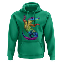 Funny Rainbow Gator LGBTQ Pride Support Hoodie