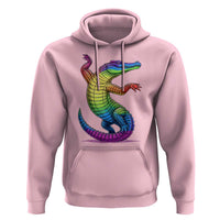 Funny Rainbow Gator LGBTQ Pride Support Hoodie