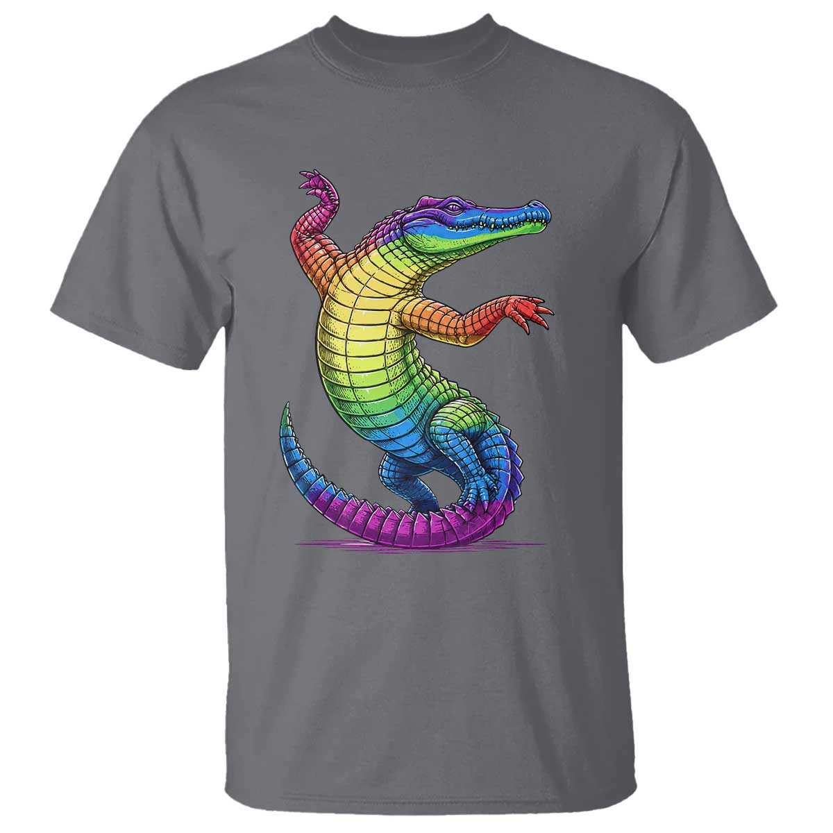 Funny Rainbow Gator LGBTQ Pride Support T Shirt