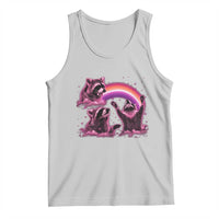 Funny Pink Raccoon Live Laugh Tank Top Lesbian Pride Month