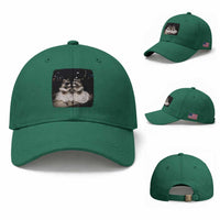 Funny Lesbian Raccoon Engagement Baseball Cap LGBTQ Pride Gift