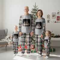Funny Lesbian Raccoon Engagement Plaid Pajama Set LGBTQ Pride Gift