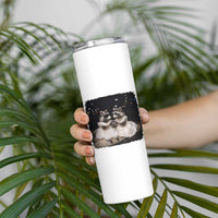 Funny Lesbian Raccoon Engagement Skinny Tumbler LGBTQ Pride Gift