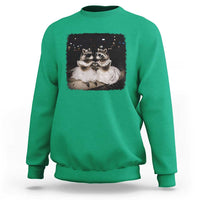 Funny Lesbian Raccoon Engagement Sweatshirt LGBTQ Pride Gift