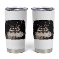 Funny Lesbian Raccoon Engagement Tumbler Cup LGBTQ Pride Gift
