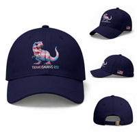 Transaurus Rex Transgender Pride Baseball Cap Funny Dinosaur Lover