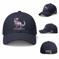 Transaurus Rex Transgender Pride Baseball Cap Funny Dinosaur Lover