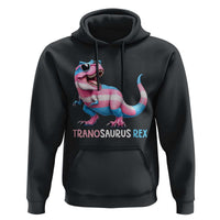 Transaurus Rex Transgender Pride Hoodie Funny Dinosaur Lover