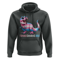 Transaurus Rex Transgender Pride Hoodie Funny Dinosaur Lover