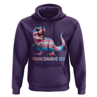 Transaurus Rex Transgender Pride Hoodie Funny Dinosaur Lover