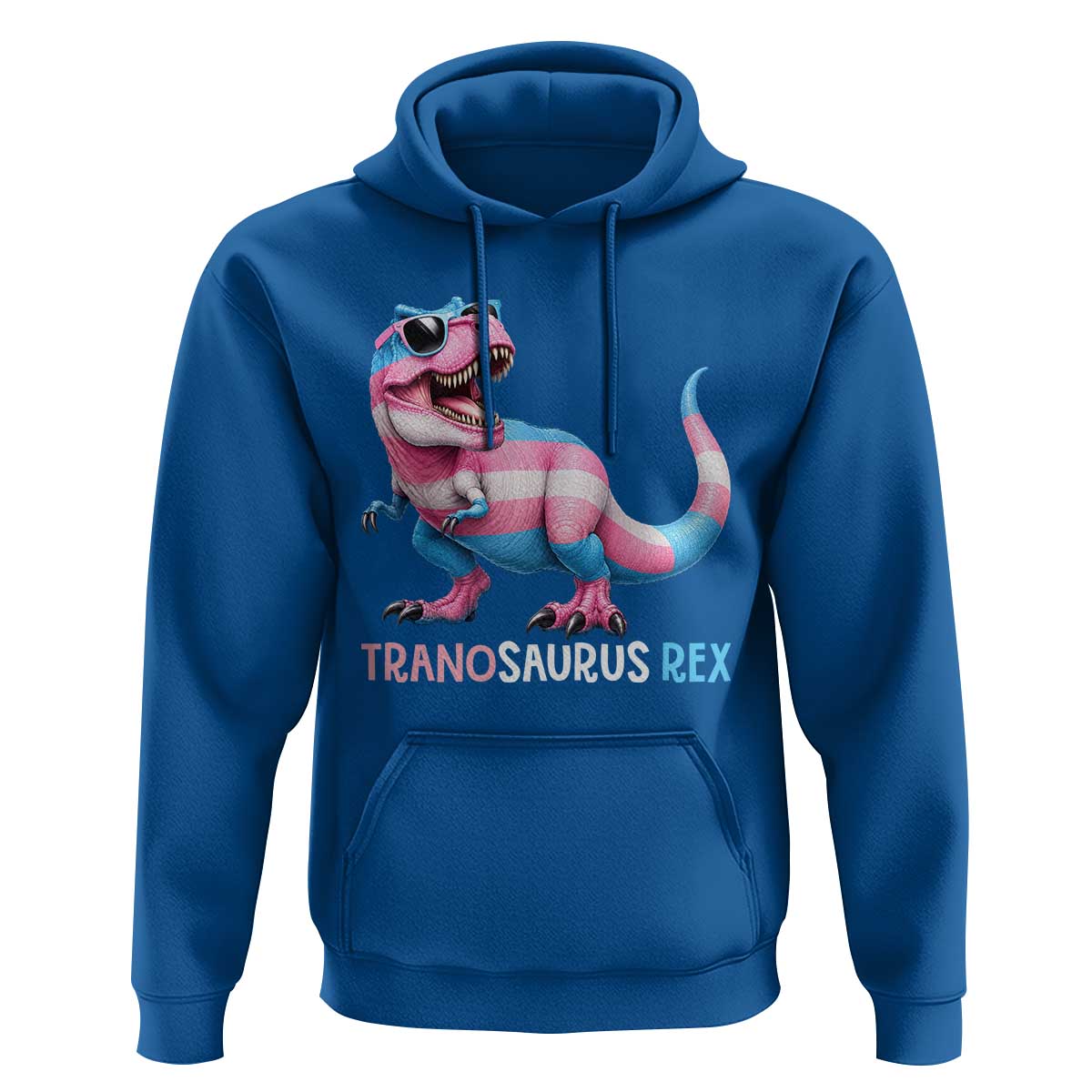 Transaurus Rex Transgender Pride Hoodie Funny Dinosaur Lover