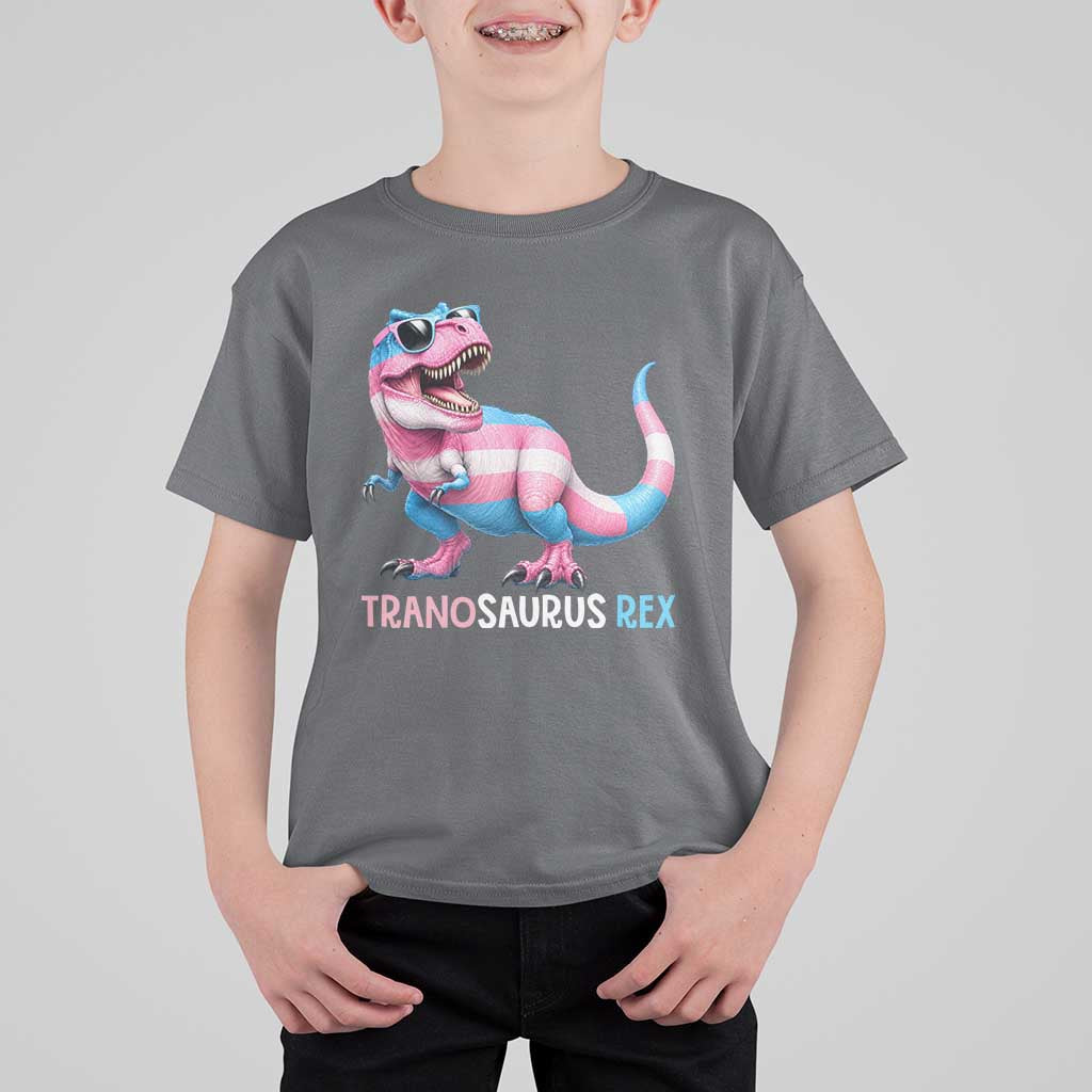 Transaurus Rex Transgender Pride T Shirt For Kid Funny Dinosaur Lover