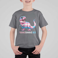 Transaurus Rex Transgender Pride T Shirt For Kid Funny Dinosaur Lover