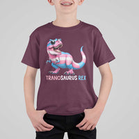 Transaurus Rex Transgender Pride T Shirt For Kid Funny Dinosaur Lover