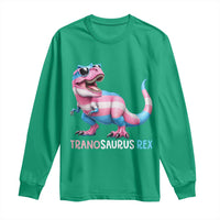 Transaurus Rex Transgender Pride Long Sleeve Shirt Funny Dinosaur Lover