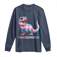 Transaurus Rex Transgender Pride Long Sleeve Shirt Funny Dinosaur Lover