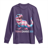 Transaurus Rex Transgender Pride Long Sleeve Shirt Funny Dinosaur Lover