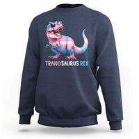 Transaurus Rex Transgender Pride Sweatshirt Funny Dinosaur Lover
