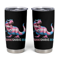 Transaurus Rex Transgender Pride Tumbler Cup Funny Dinosaur Lover