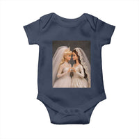 Funny Lesbian Doll Wedding Engagement Baby Onesie LGBTQ Pride Gift
