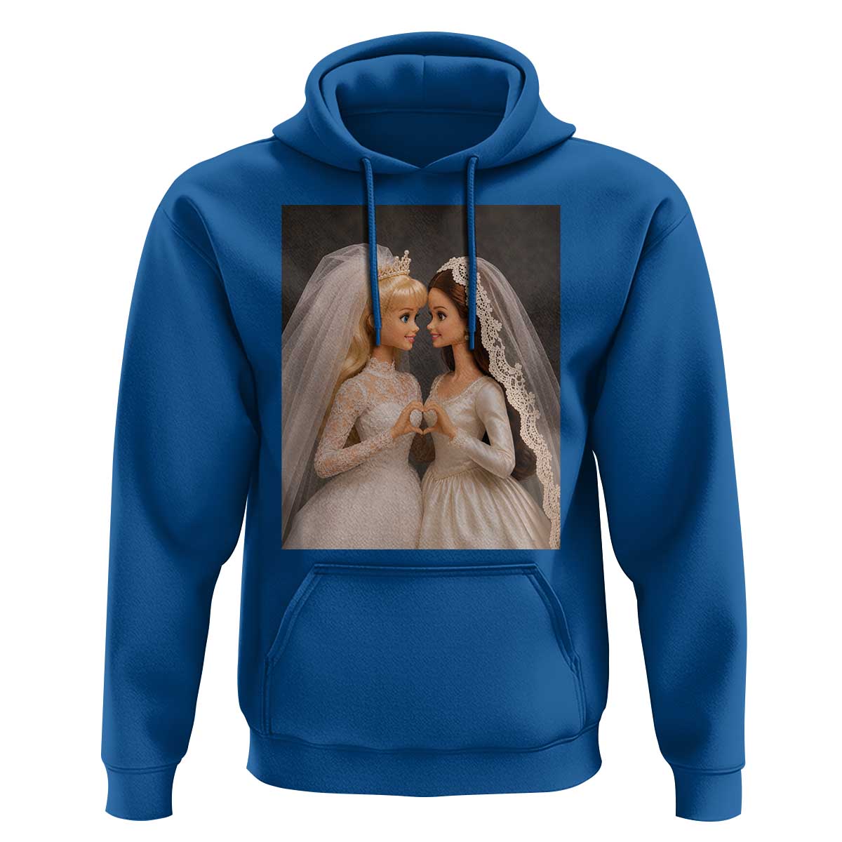 Funny Lesbian Doll Wedding Engagement Hoodie LGBTQ Pride Gift