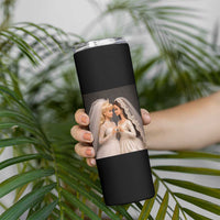 Funny Lesbian Doll Wedding Engagement Skinny Tumbler LGBTQ Pride Gift